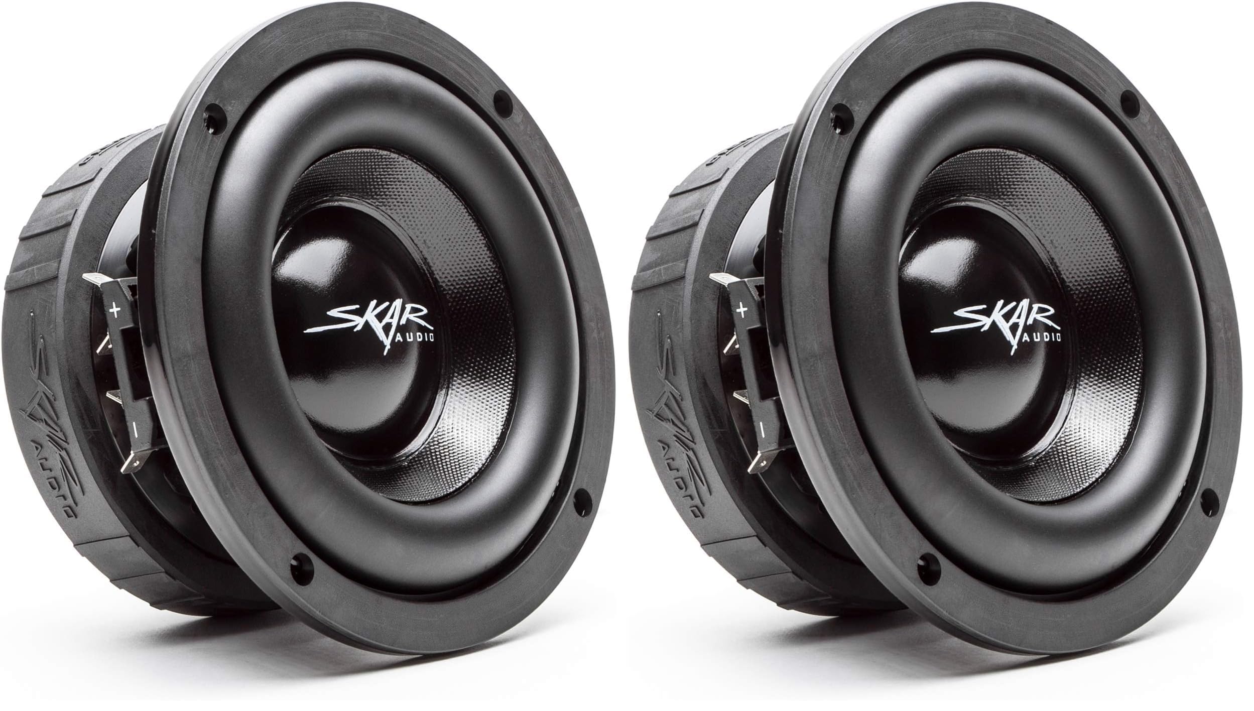 Skar Audio EVL-65 D2 6.5" 400 Watt Max Power Dual 2 Ohm Car Subwoofer (Pack of 2)