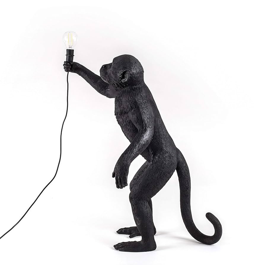 Amazon | Seletti Monkey Lamp Standing Monkey-shaped lamp