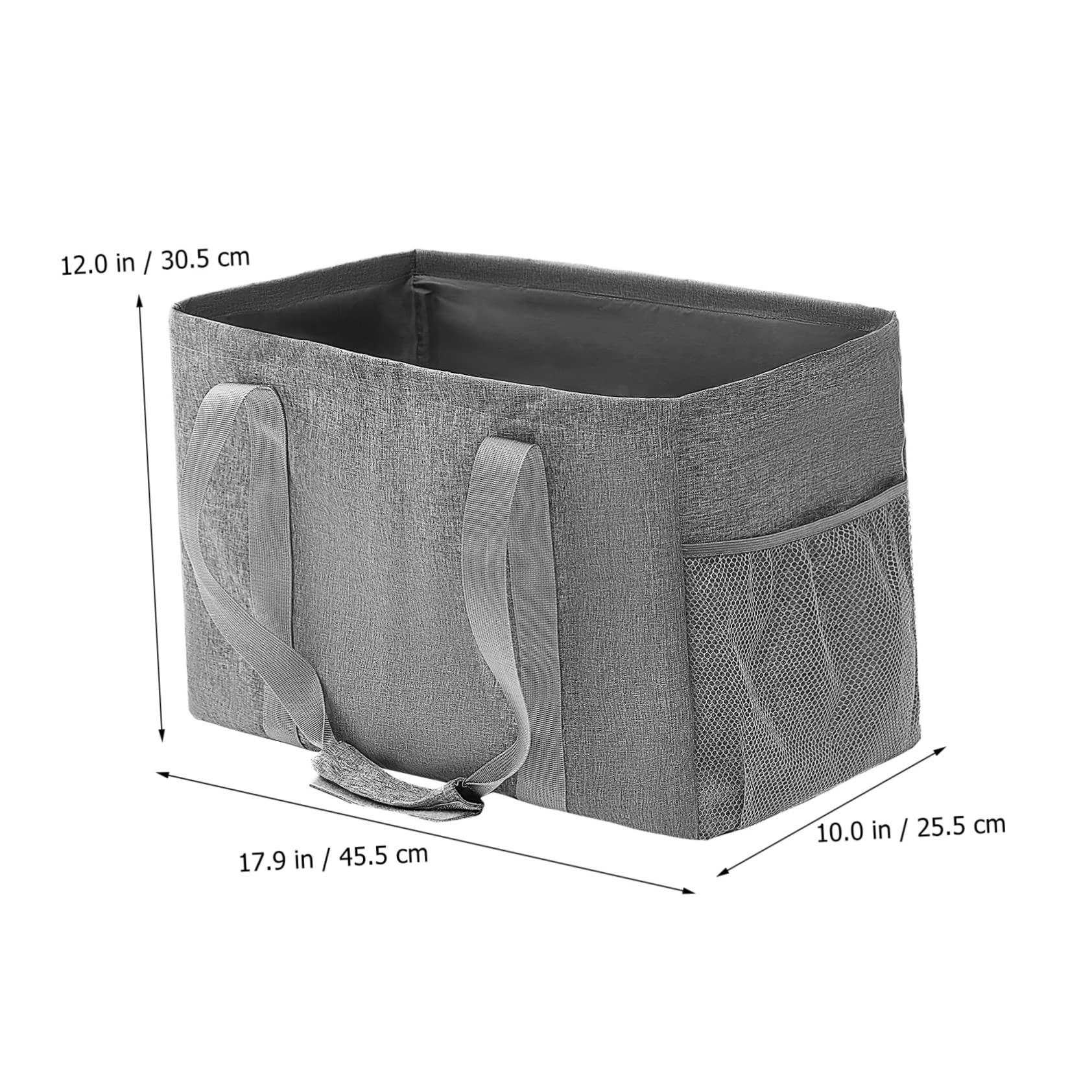 ULTECHNOVO Baumwoll Canvas Faltbare Einkaufstasche Groß 35l