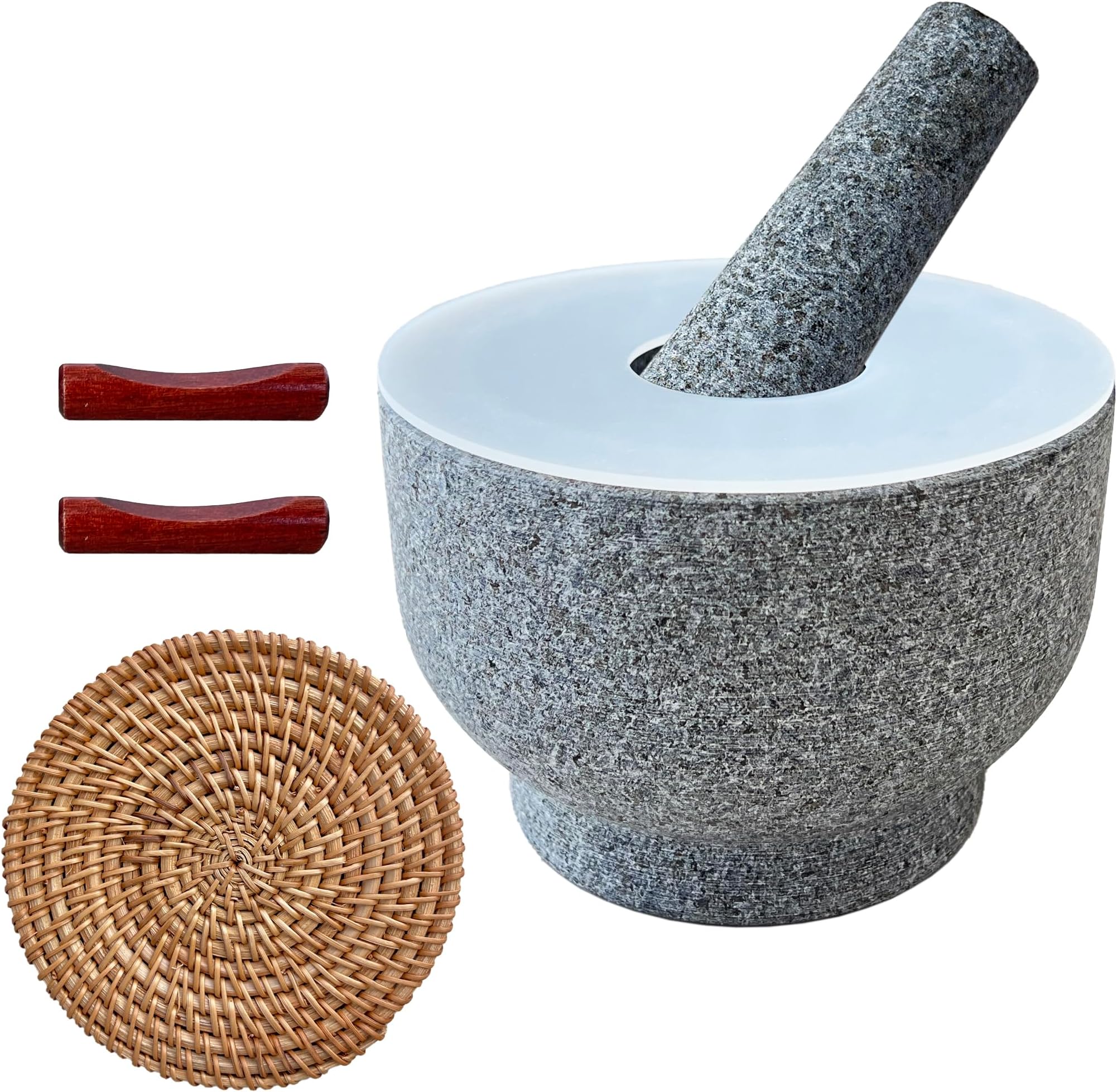 Granite Mortar and Pestle Set 2 Cup