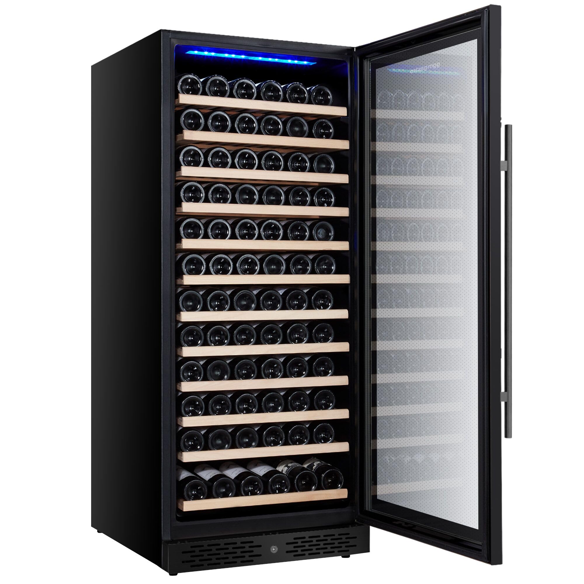 GGM Gastro Weinkühlschrank ECO 322L 127 Flaschen | Präzise Temperatursteuerung, abschließbare Tür, stimmungsvolle LED-Beleuchtung, ideal für die professionelle Weinlagerung