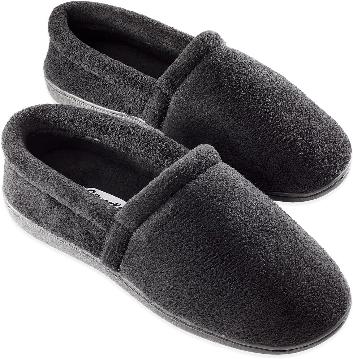 Silvert's Adaptive Clothing & Footwear Men’s Memory Foam Comfort House Slippers for Seniors