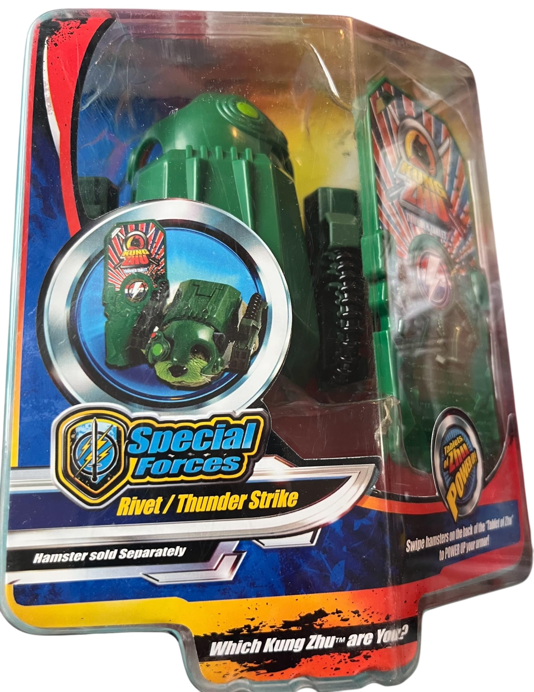 KUNG ZHU SPECIAL FORCES BATTLE ARMOR RIVET THUNDER STRIKE FITS ALL HAMSTERS MIP#by:kenscars