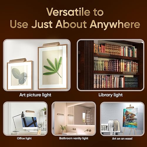 Miniatura 3 de Concept 102L Luz LED a control remoto inalámbrica, 11 12 in, latón envejecido con todos de plata