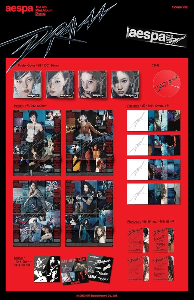 Amazon.co.jp: aespa 4th mini album 'Drama (Scene Ver.)'(韓国