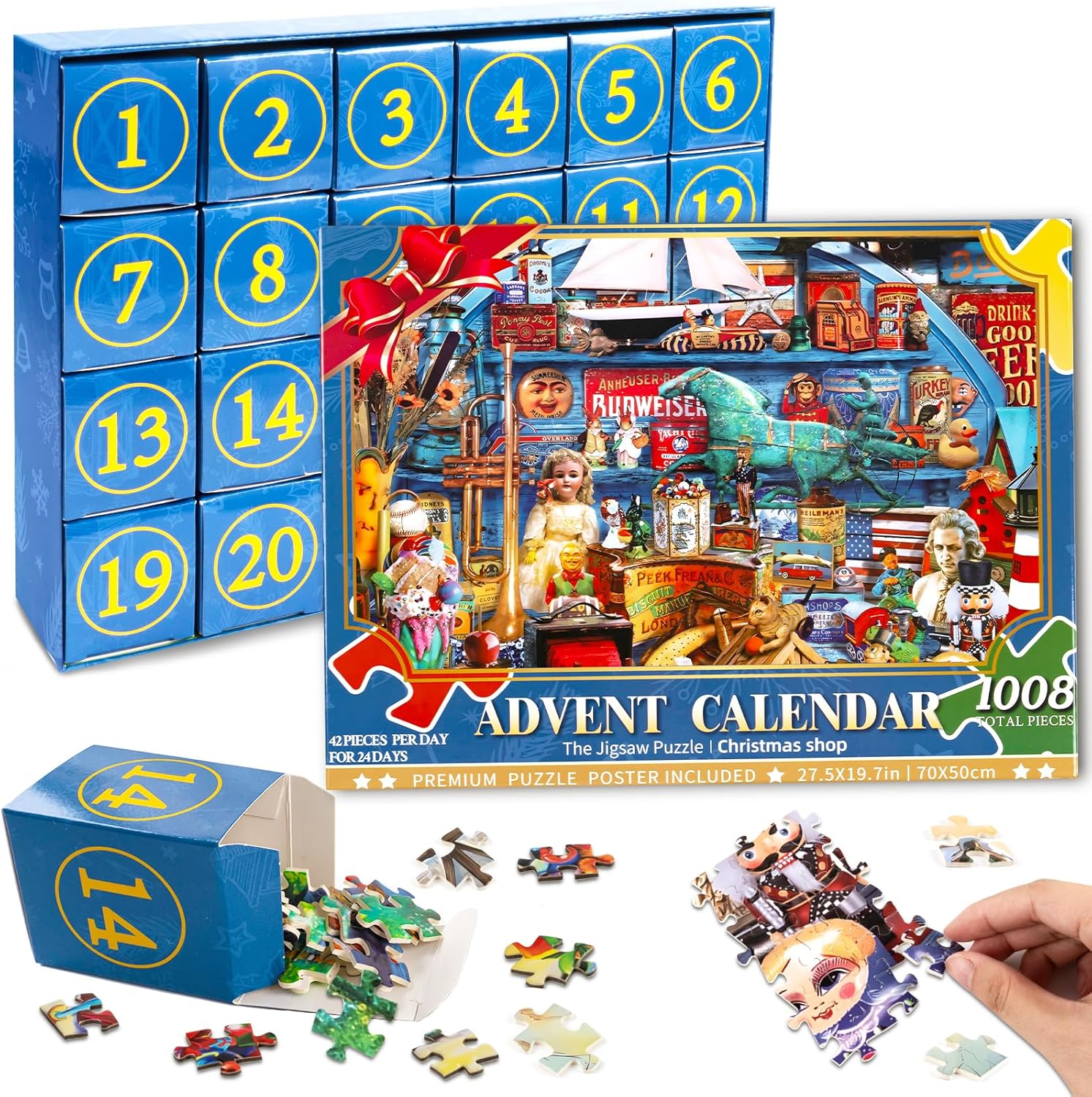 Advent Calendar Jigsaw Puzzle 1008 Pieces Christmas
