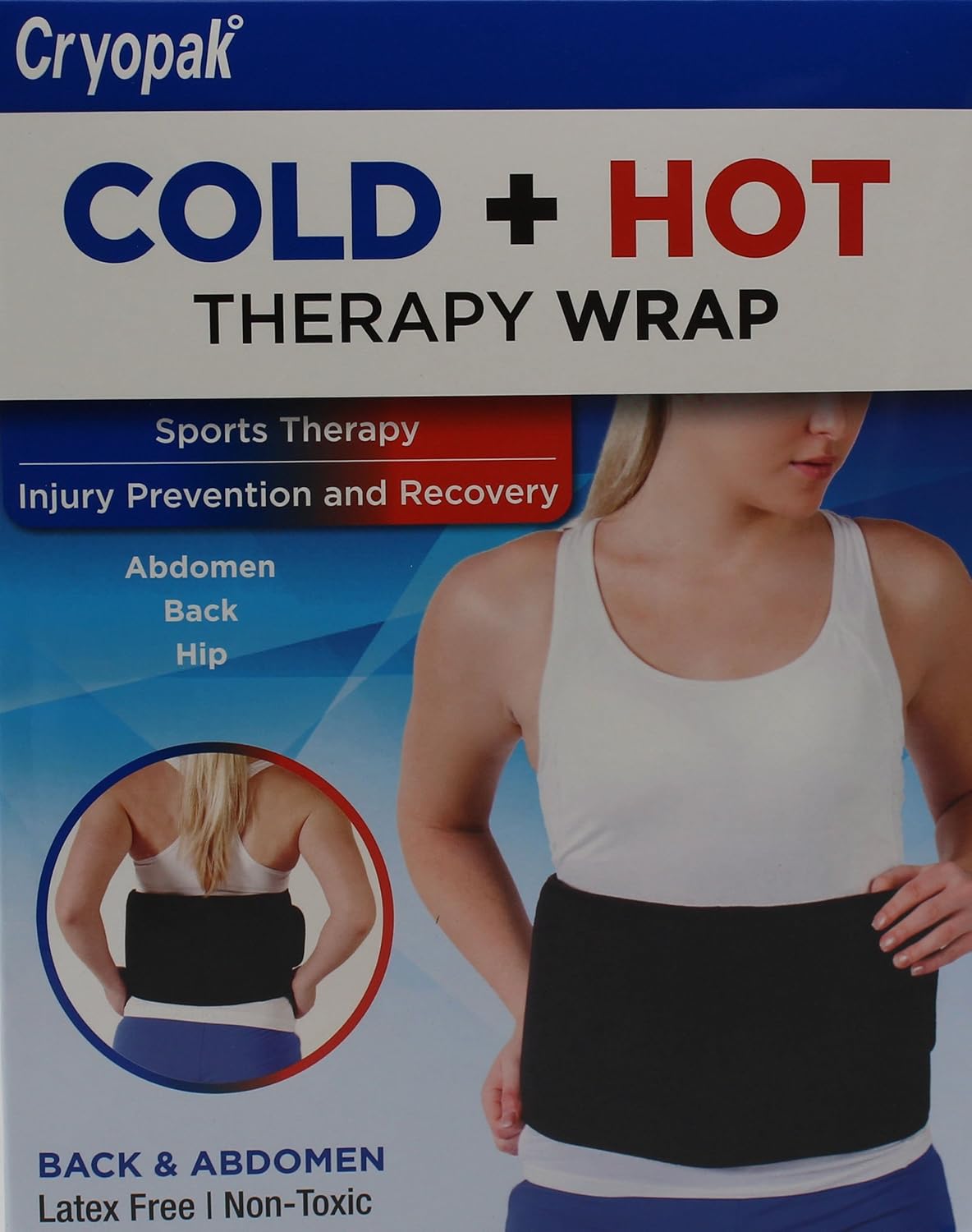 Cryopak Large Reusable Gel Pack with 48 Inch Soft Hot and