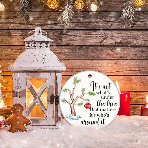 Miniatura 3 de Adornos de Navidad 2023, decoraciones para árbol de Navidad, adornos de cerámica, regalos de Navidad para mujeres, hombres, familiares, hermanas,