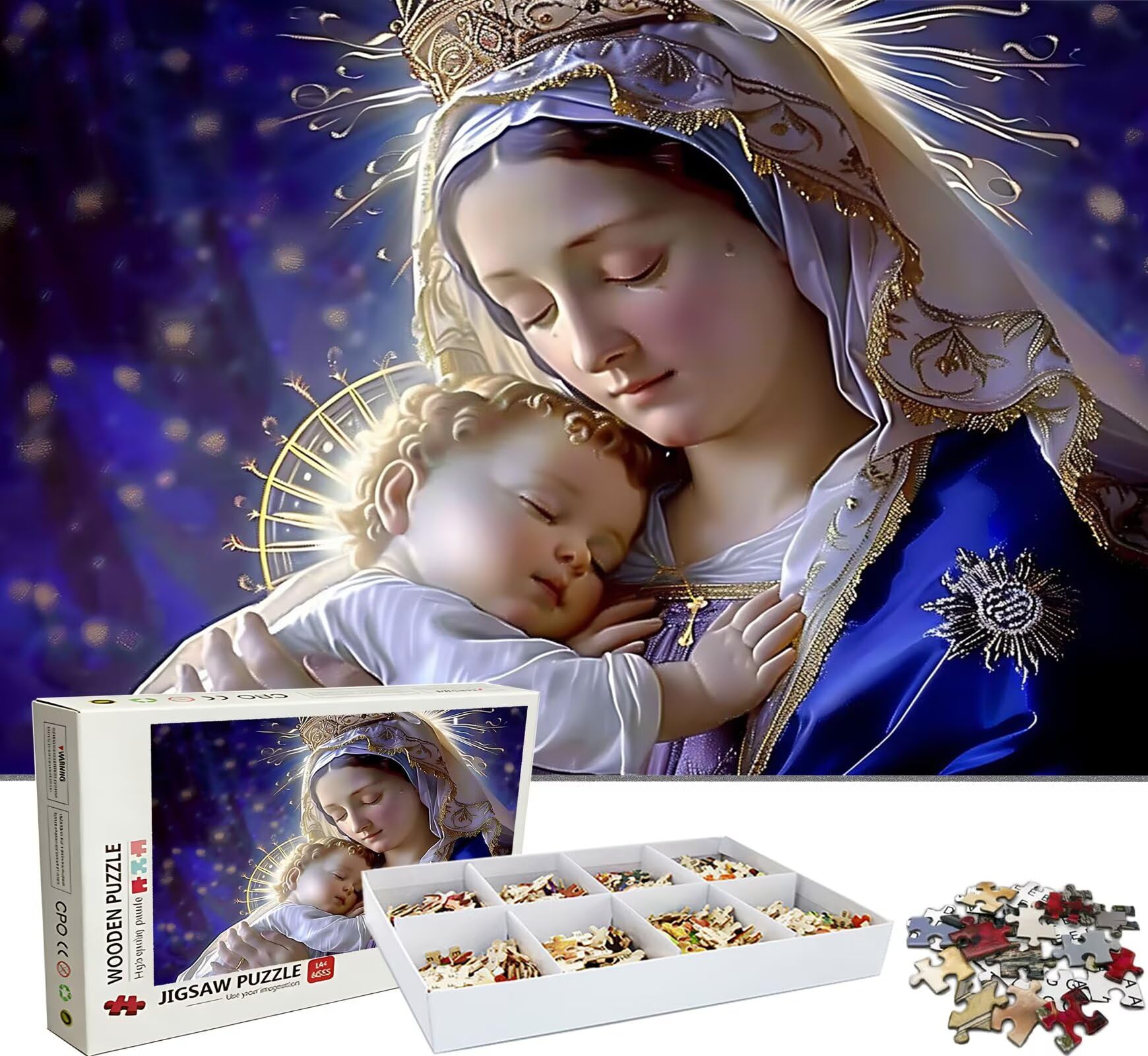Puzzle 1000 elementów, drewniane puzzle dla dorosłych - Impossible Puzzle 75 x 50 cm niffy gra myśleniowa i łamigłówka dla kobiet i mężczyzn, gra rodzinna na wieczory z grami, prezent dla kobiet