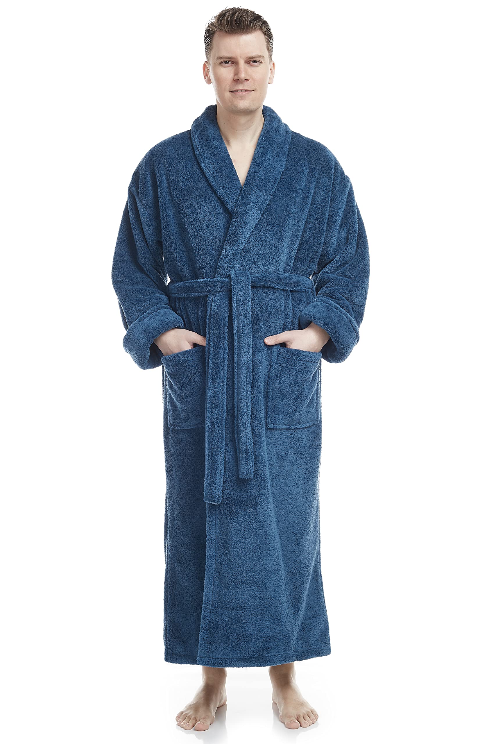 Arus Shawl Collar Fleece Robe