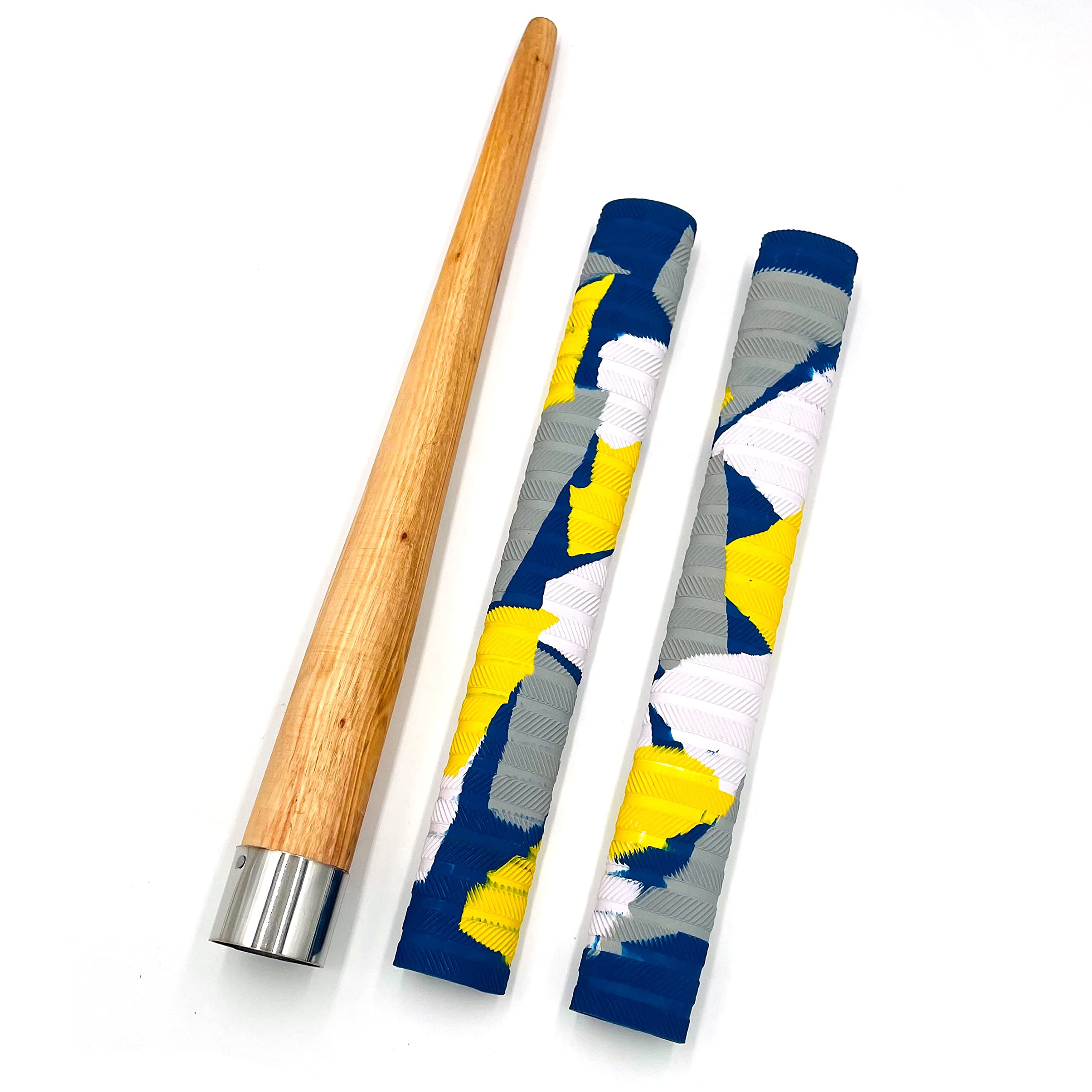 LIVOX Rubber Cricket Bat Handle Grip Cone Soft Comfortable for Better Shock Absorption Bat Gripper Cone Cricket Accessories for Boys Cricket Bat, 1 Wooden Cone & 2 Bat Grip (B0B5V569DB) Amazon Price History, Amazon Price Tracker