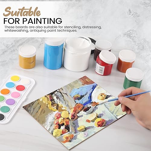 Miniatura 6 de CalPalmy - Tableros de MDF de 8 x 10 pulgadas tableros de 0079 pulgadas de grosor para carpintería diseño de interiores manualidades de pasatiempos