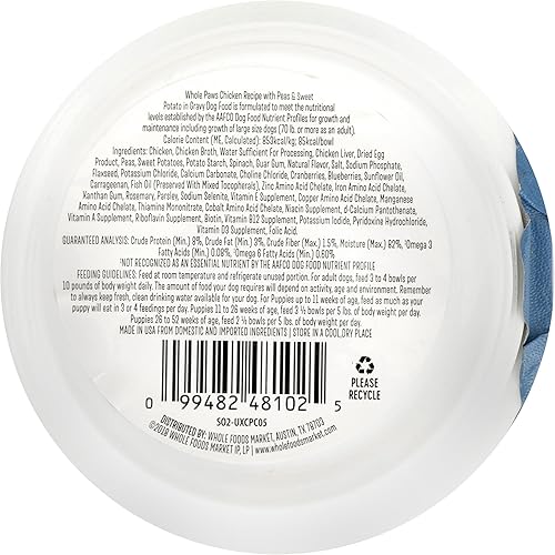 Miniatura 9 de Whole Paws - Alimento para perro premium sin granos pavo y receta de patata dulce 35 onzas