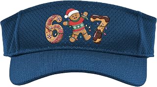 Gingerbread Ice Cream Drip 67 Trending Meme Gen Alpha Slang Sport Sun Visor
