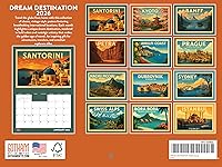 Vista 174 de Calendario de pared mensual 2025 de México, 12 meses, fabricado en Estados Unidos