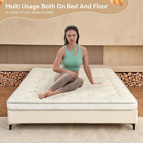 Miniatura 5 de Dr.Futon Colchón de futón japonés extra grueso plegable enrollable para invitados, tumbona y Tavel