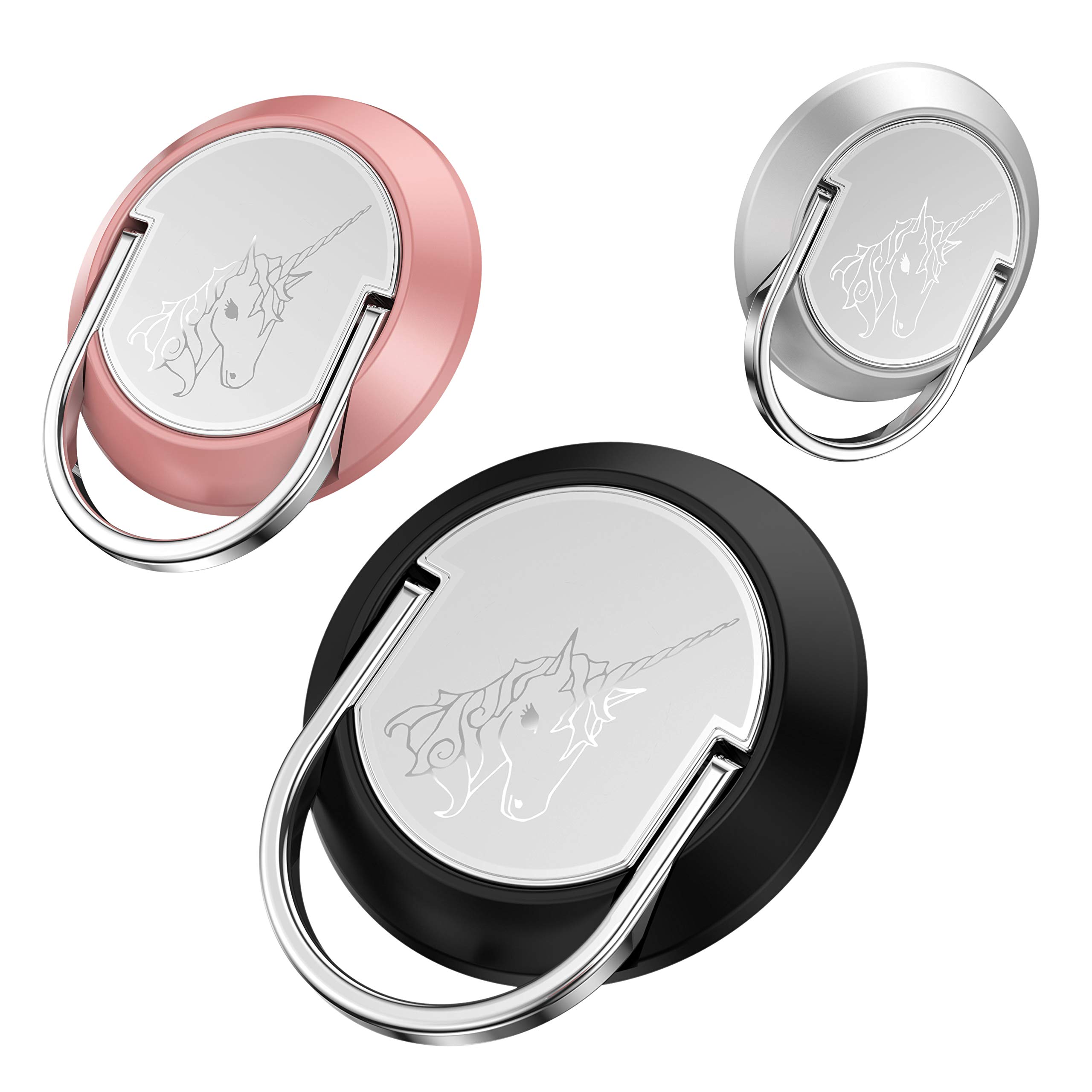 Cell Phone Ring Holder 3pack Unicorn Phone Stand Smartphone Finger