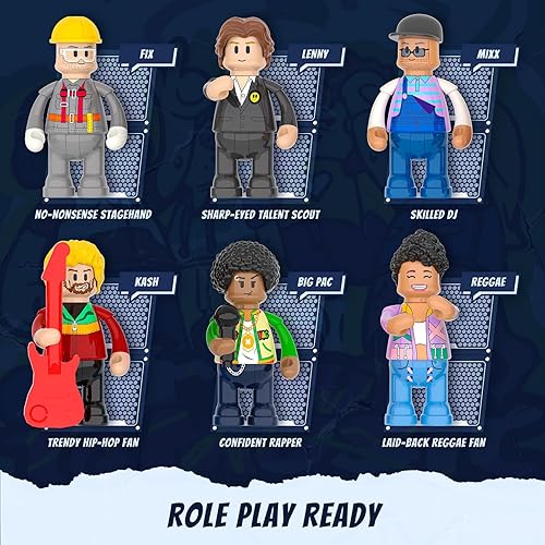 Miniatura 4 de FUNWHOLE Factory House of Music Lighting - Juego de ladrillos de construcción  Street Fusion Music Club City Town Kit de colección modular