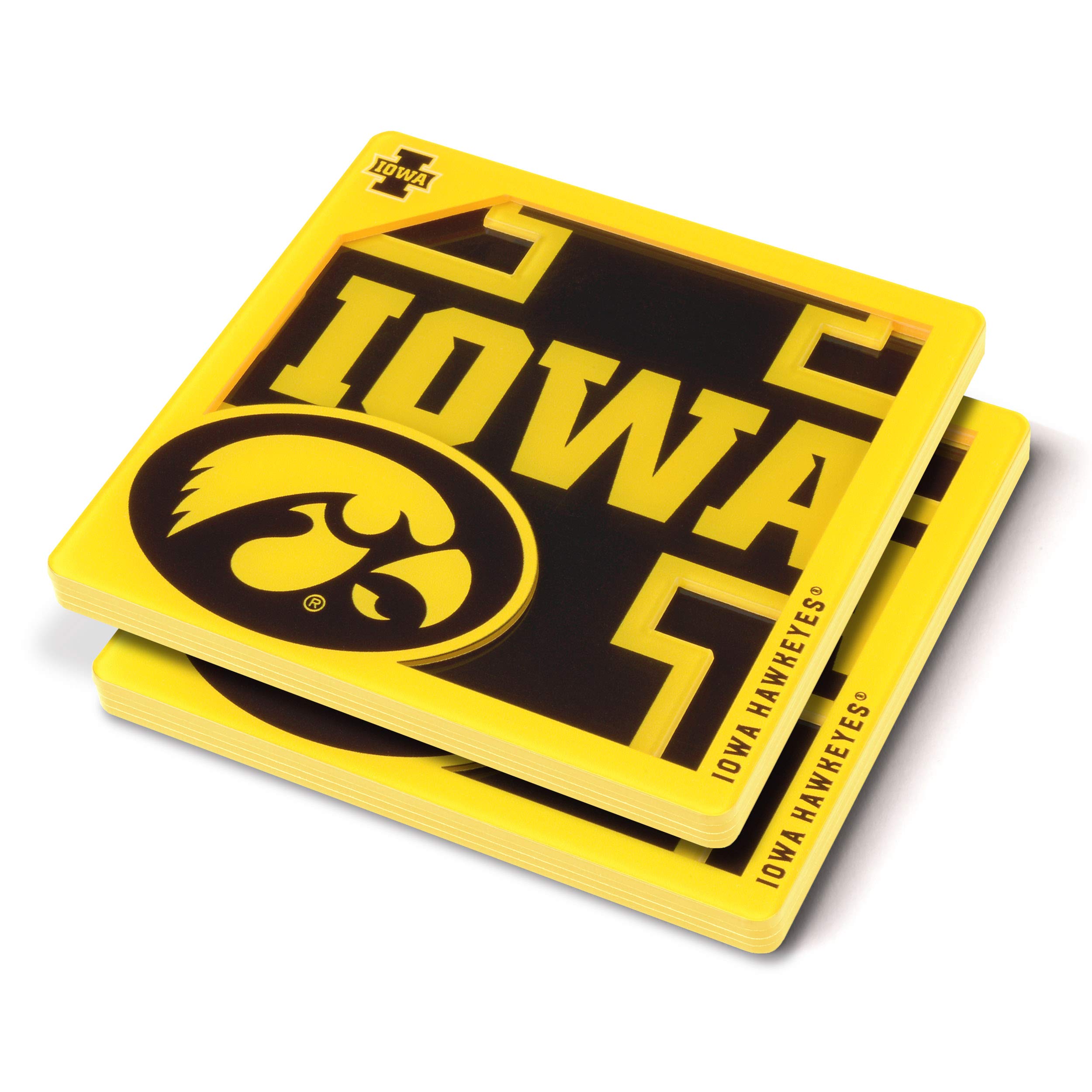 YouTheFan NCAA NCAA 3D Logo Series Coasters