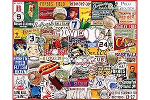 White Mountain Puzzles - I Love Baseball: An Enthralling Jigsaw Adventure