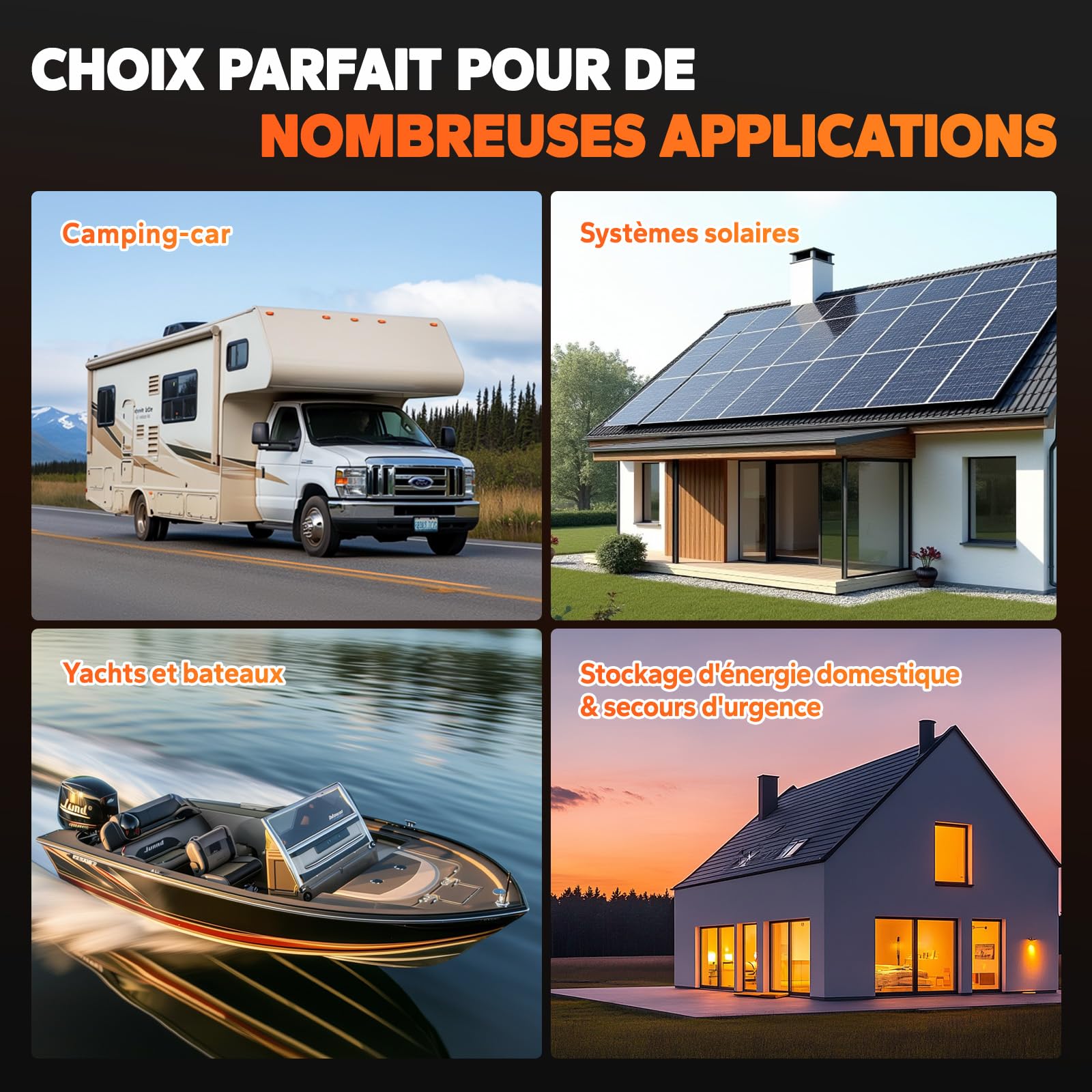 LiTime Batterie Lithium LiFePO4 12V 140Ah H190 avec Bluetooth pour Sièges de Camping-Car DIN H8 L5, 4000-15000 Cycles Profonds, BMS 150A, énergie 1920Wh, Parfait pour Caravane RVs, Fourgons