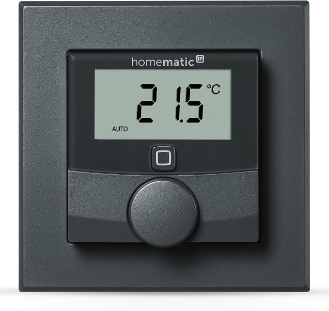 Homematic IP Smart Home 159820A0 - Termostato de pared con sensor de…