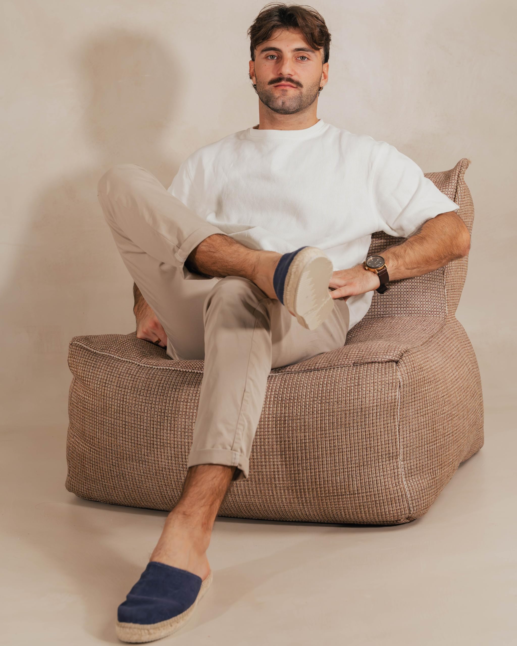 Bayona Ibiza — Mule Espadrille Homme Coton, Cousue Main en Espagne