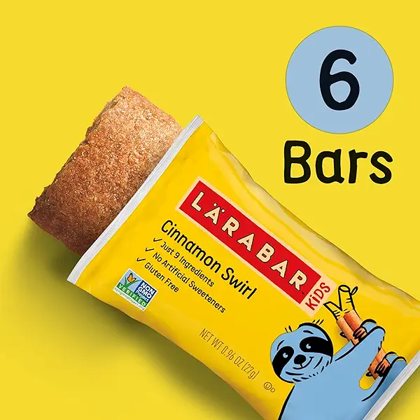 Larabar Kids, Bakes Cinnamon Swirl Bars, Gluten Free, 6 Ct, 5.76 oz 6