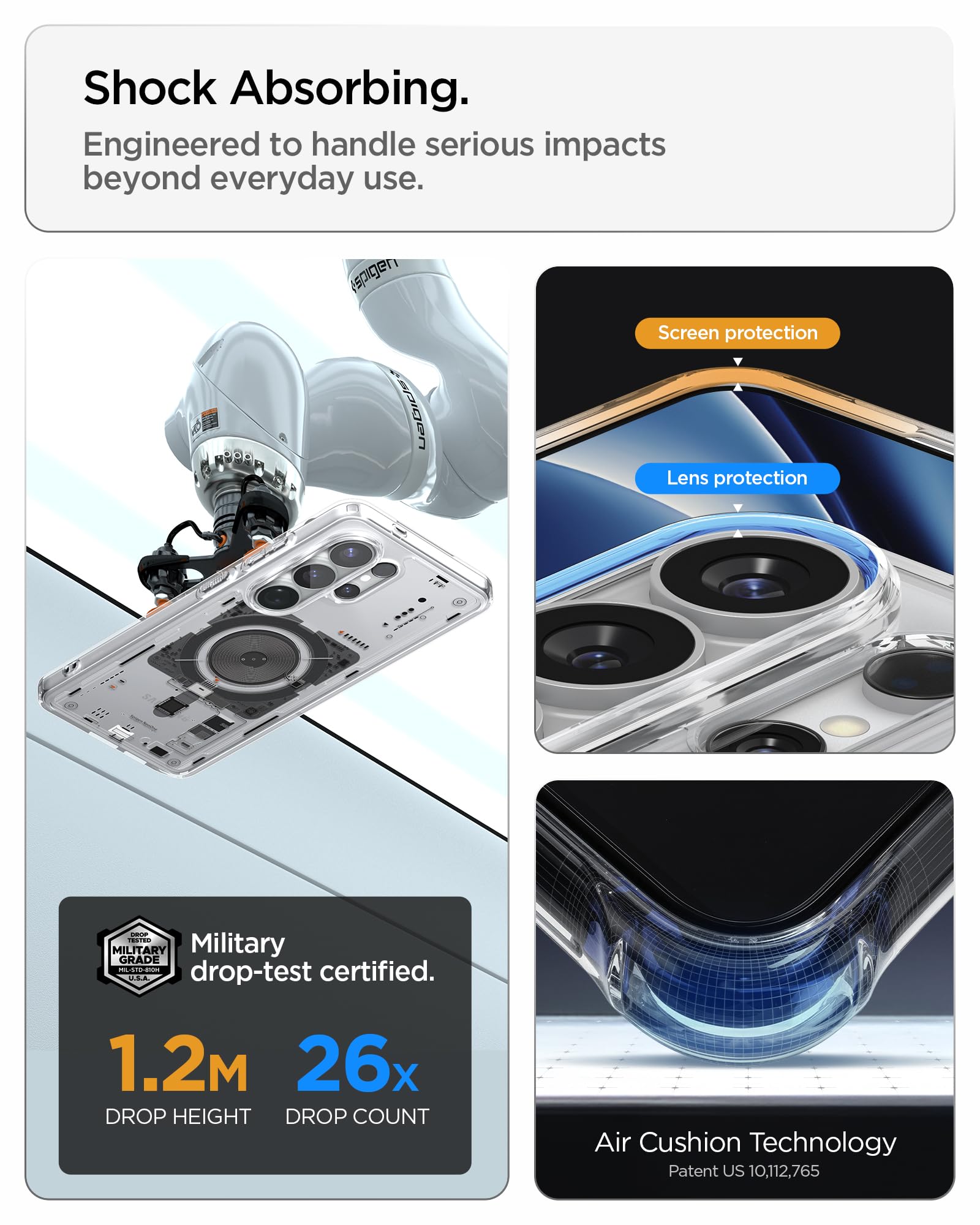 Spigen Cover per Samsung Galaxy S26 Ultra, Ultra Hybrid MagFit, Compatibile con MagSafe - Neo One