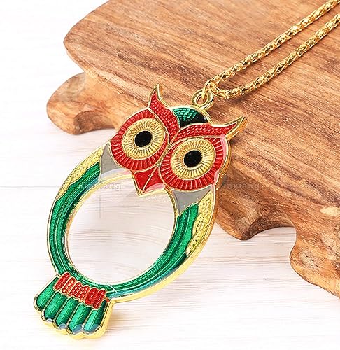 Miniatura 7 de Lupa con cadena linda lupa 10X, para niños y ancianos