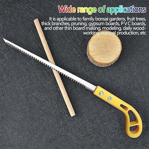 Miniatura 5 de QBOMB Sierra de mano portátil para exteriores mejor para camping jardinería caza cortar madera PVC hueso sierra de podar con diseño ergonómico