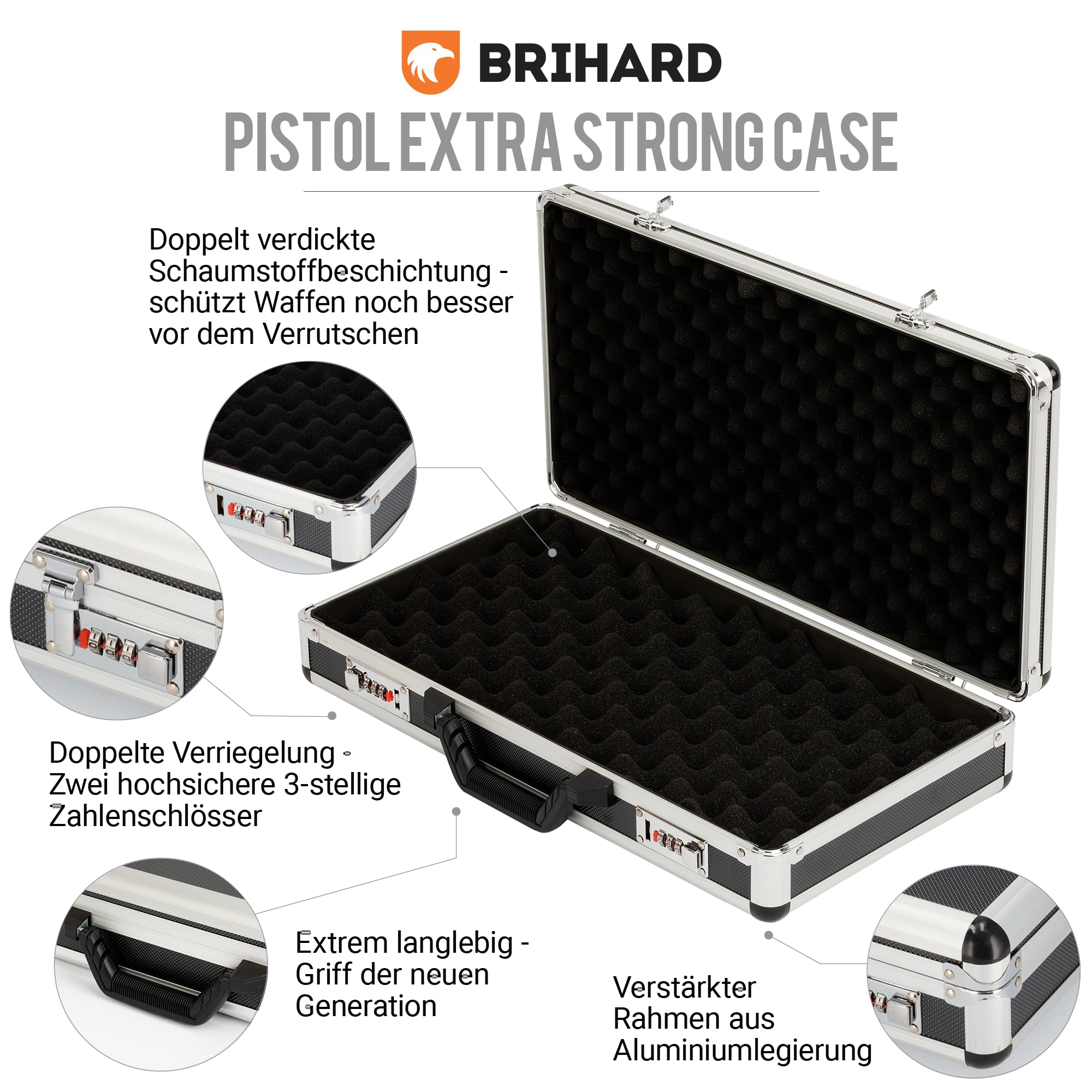 Extra Strong Cases, Waffenkoffer mit Alurahmen