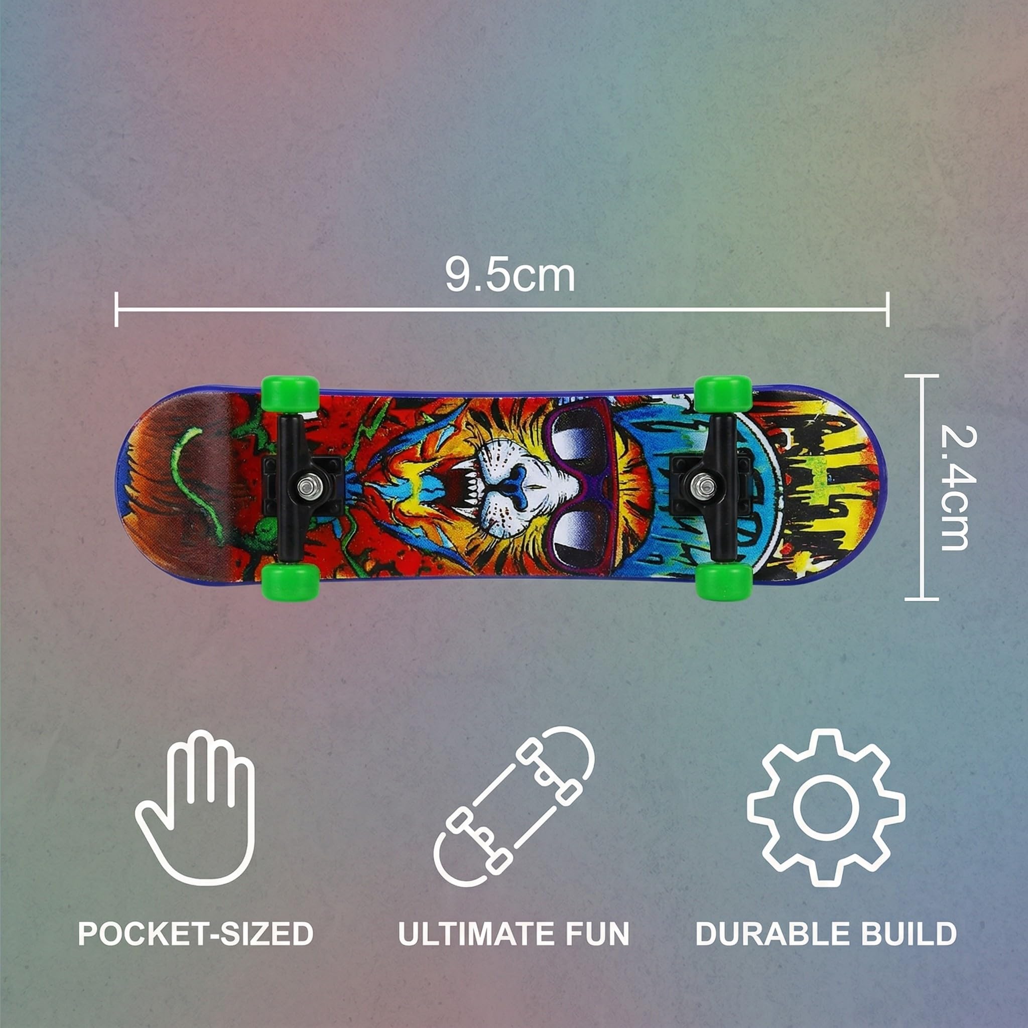 30 Pezzi Finger Mini Skateboard da Dito per Bambini, Giocattolo in Lega, per Giocare o Come Decorazione Regalo per Festa di Bambini Compleanno