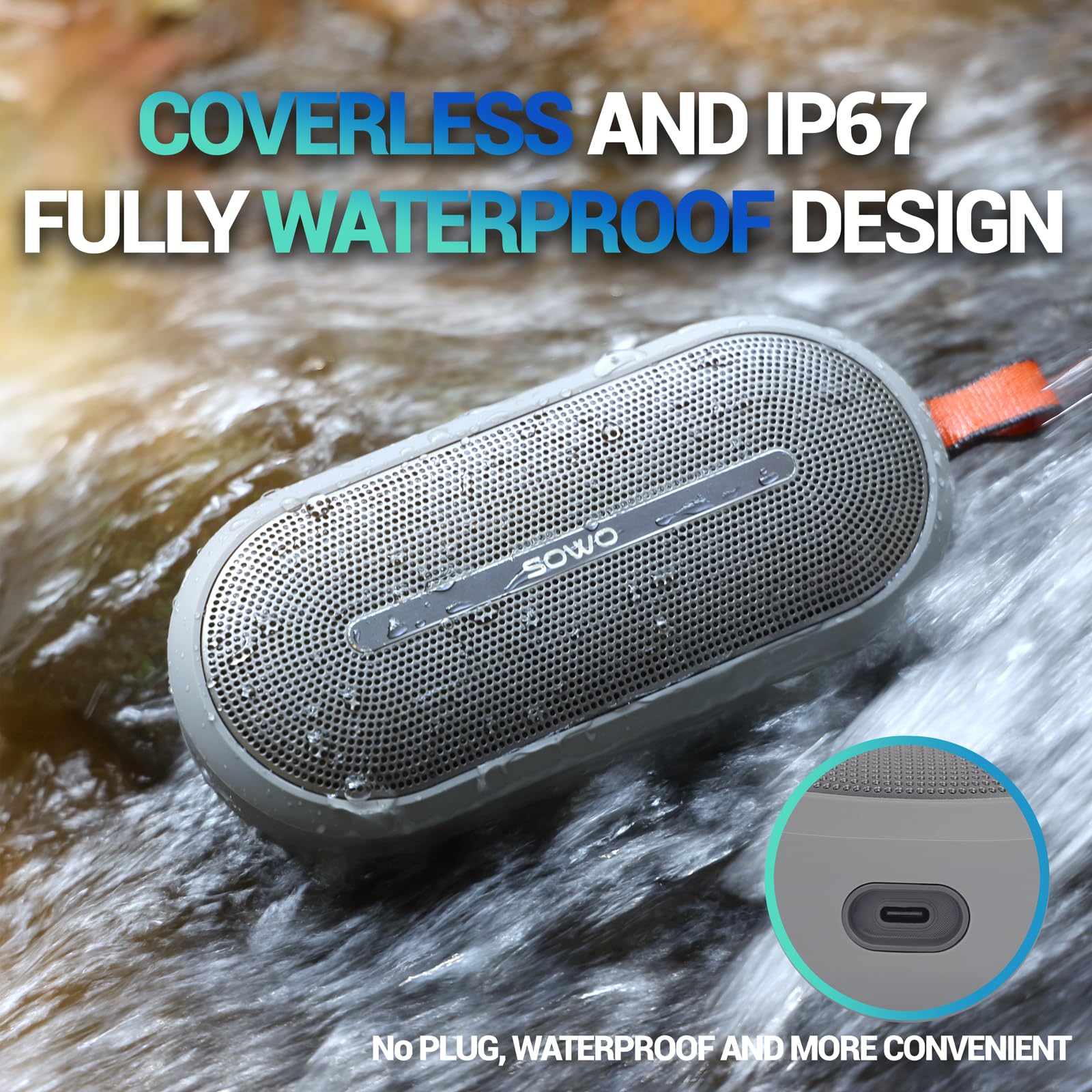 Amazon.com: SOWO Wireless Bluetooth Speaker, Ultra Portable