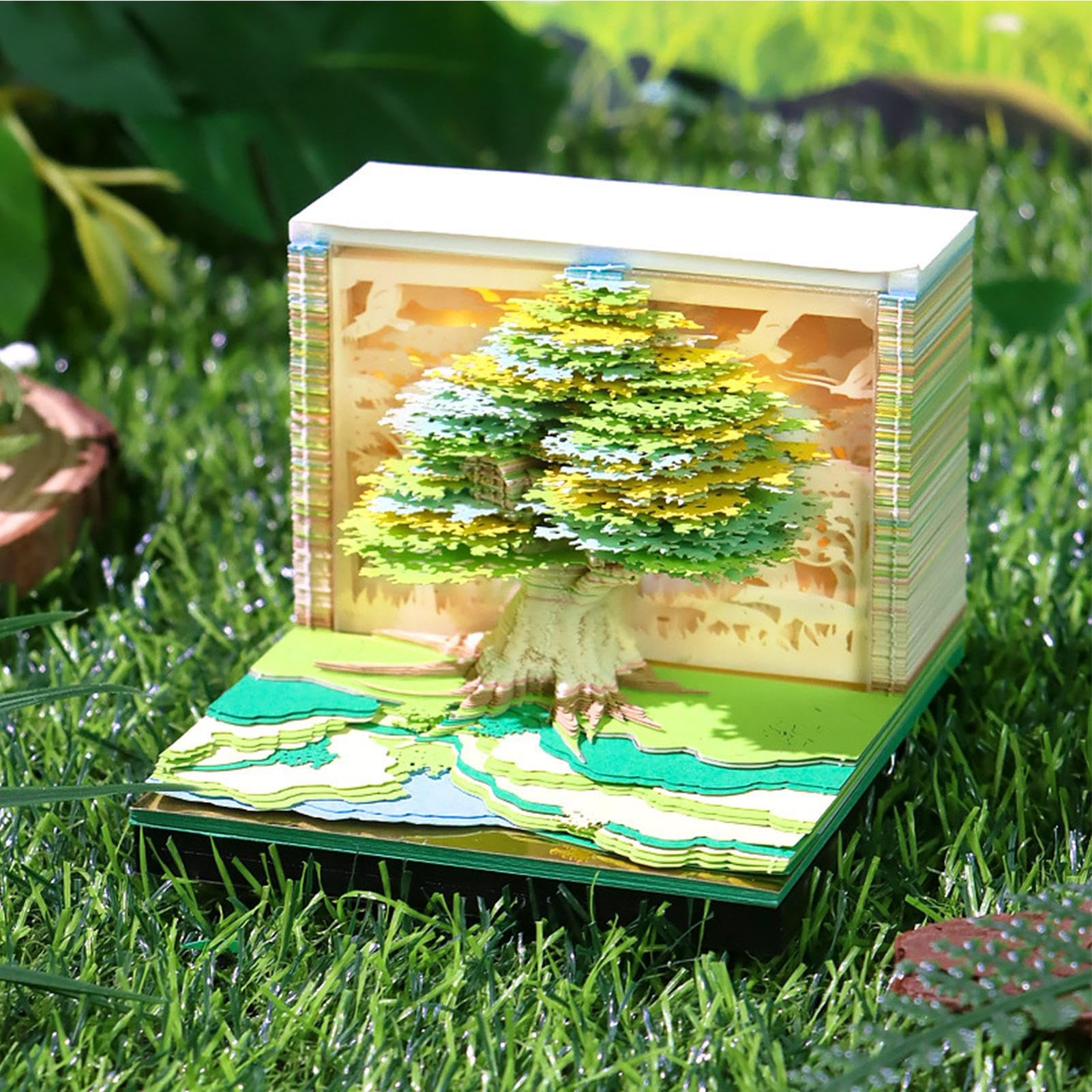 Calendario De Escritorio De Papel - Lindo Organizador Luminoso
