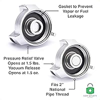 Vista 6 de VersaLock Tapa de tanque de combustible con cierre ventilado Para transferencia y tanques comerciales sobre el suelo Previene el robo