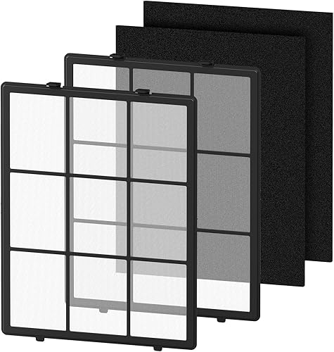 Juego de prefiltros lavables para purificador de aire Winix PlasmaWave C535 5300-2 6300-2, 2 prefiltros de malla fina lavables y 2 filtros de carbón disponible en Yaxa Peru