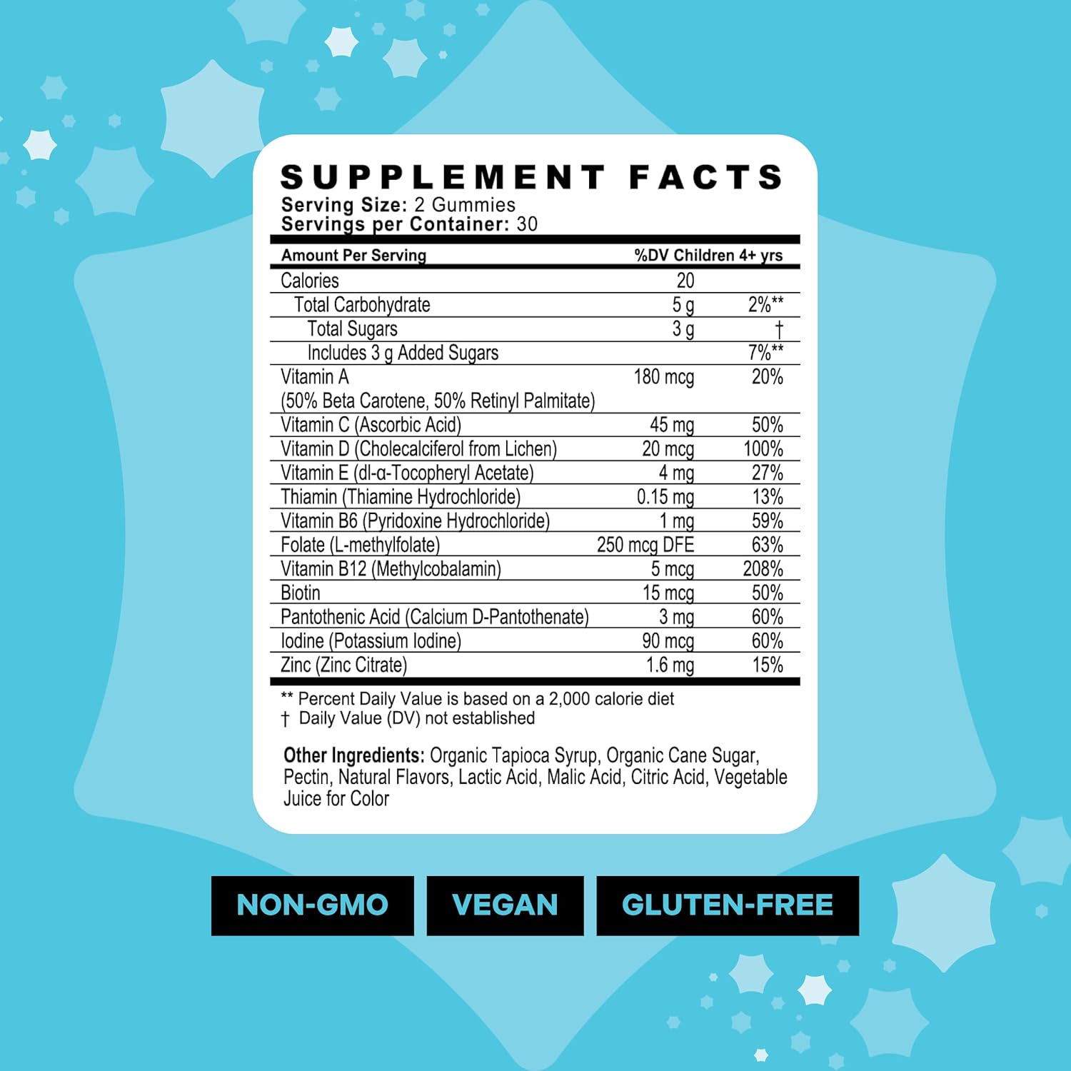 Best Nest Wellness Multi Plus Gummies - Brain Health Support Supplement with Methylated Vitamins - Chewable Multivitamin for Kids - Aids Healthy Energy & Immune Function - Raspberry, 60 Gummies - Image 2