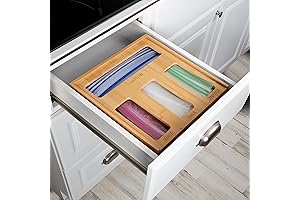 Honey Can Do Bamboo Bag Organizer for Drawer