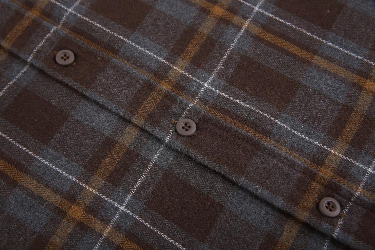 Alex Vando Mens Button Down Shirts Flannel Shirt Long Sleeve - Image 5