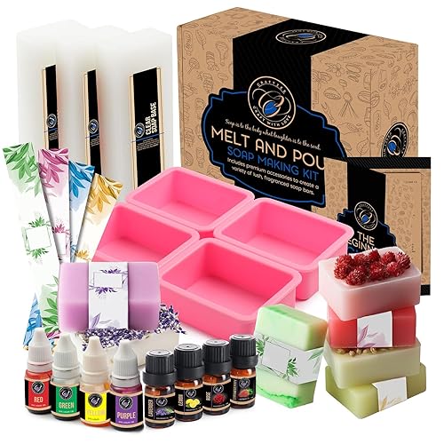 CraftZee Soap Making Kit - Soap Making Supplies with Shea