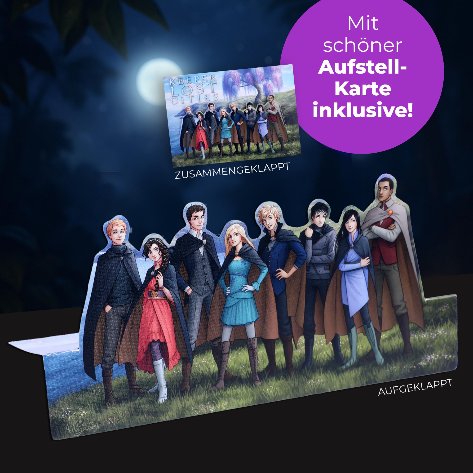 Keeper of the Lost Cities – Komplett Saga (1–11) - Alle Bände der Fantasy-Buchreihe im Set - Jugendbuch New-York-Times-Bestseller Box Set Sammlung mit einer exklusiven Design-Aufstellkarte