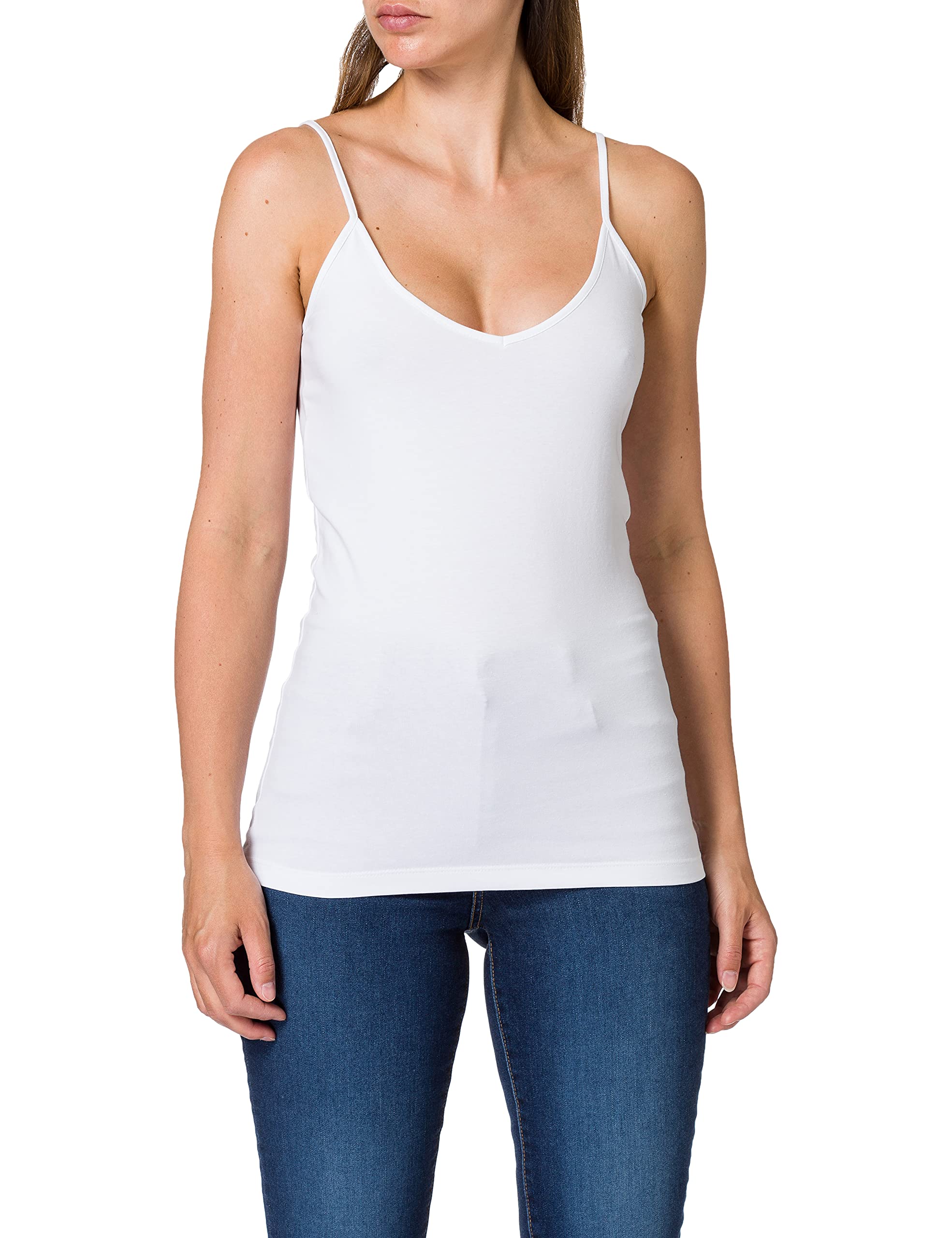 Vero ModaWomen's Vmmaxi My Soft V Singlet Noos Top