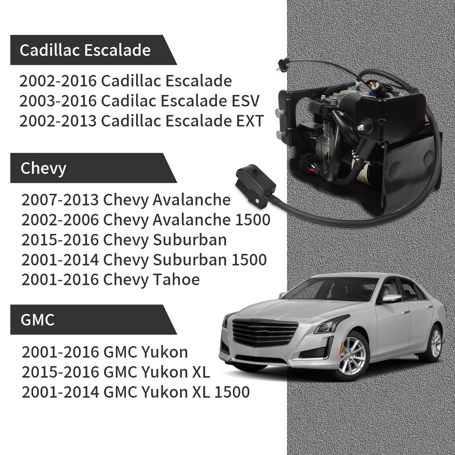 Amazon.co.jp: Chonse エアサスペンションコンプレッサーポンプ