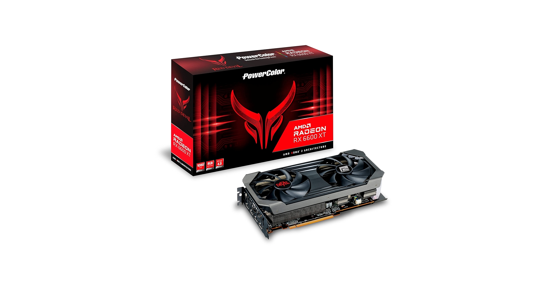 保証付 Power Color RX 6600 XT 8GB Red Devil Amazon.com: PowerColor Red Devil AMD Radeon RX 6600 XT