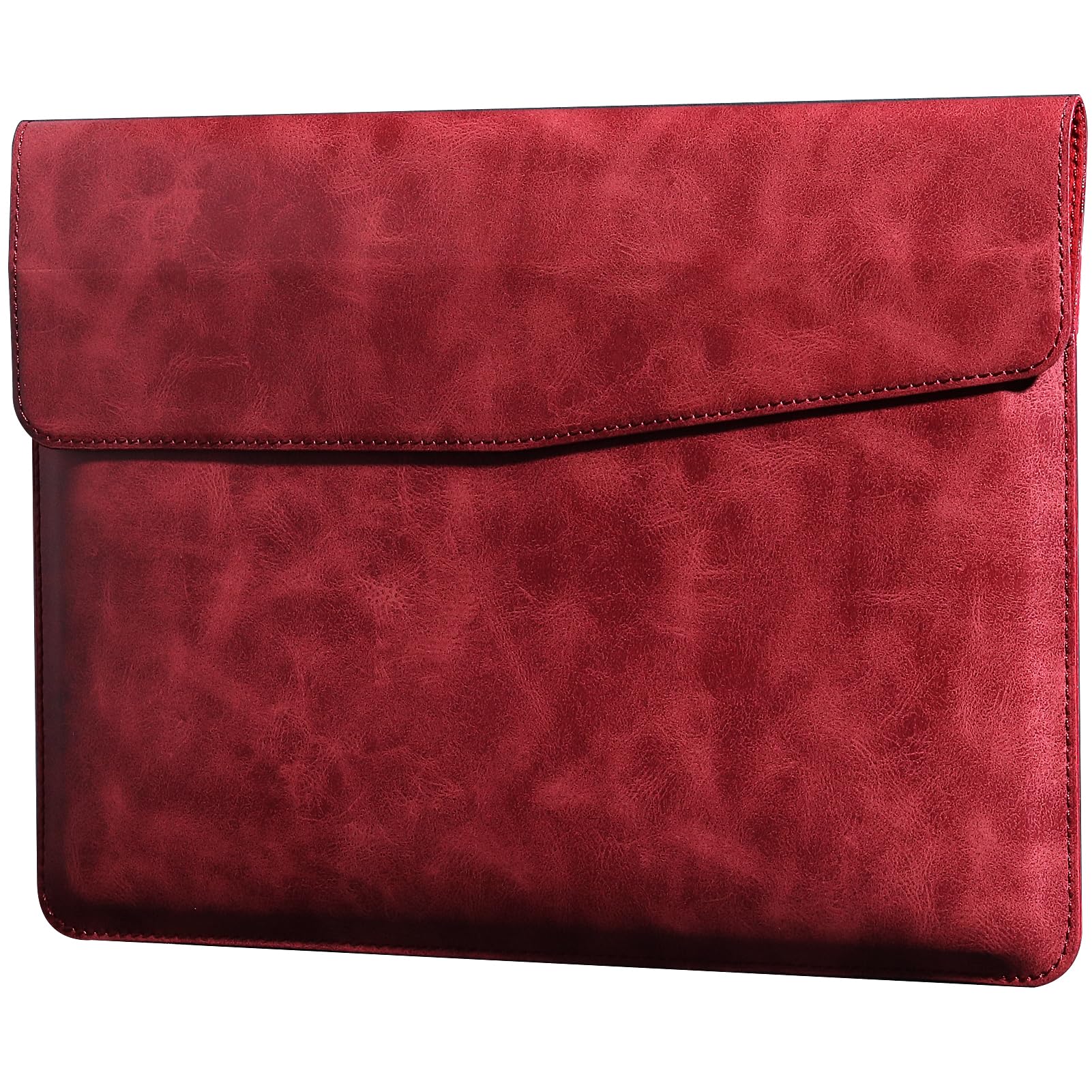 CPNVWA Leather Laptop Sleeve Compatible with MacBook Pro 14 Inch M4 M3 M2 M1 Pro/Max Case,Slim and Durable Waterproof Protective Cover for 13-14 Inch