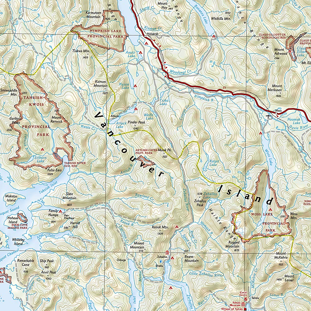 Vanvouver Island: Adventure Maps (National Geographic Adventure Map, Band 3128)