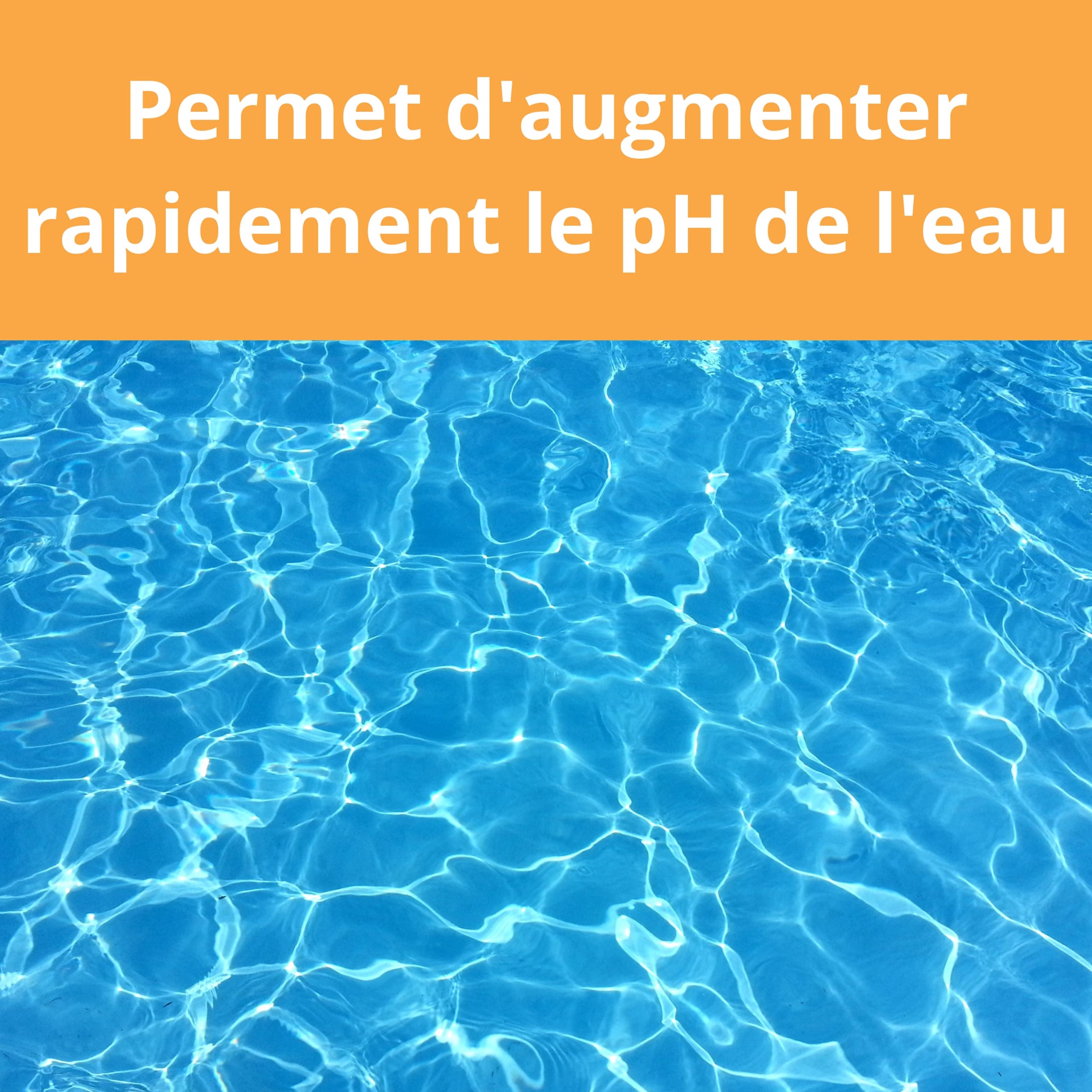 Ph Plus Piscine – Traitement Ph pour Piscine/Ph+ Poudre 1kg et 5kg – Permet d’Augmenter Rapidement Le Ph de l’Eau/Produit Conditionné en France (1KG)