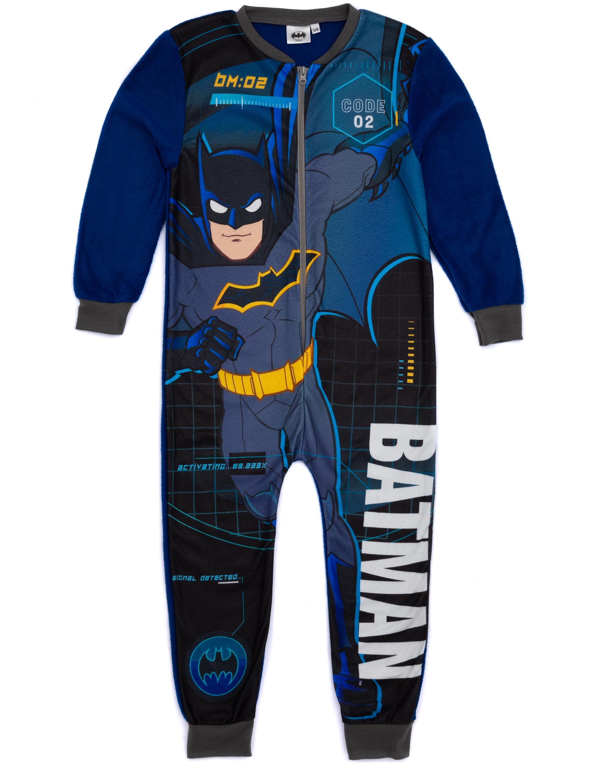 Batman Long Sleeve Pajamas Batman Onesie For Adults Super Soft