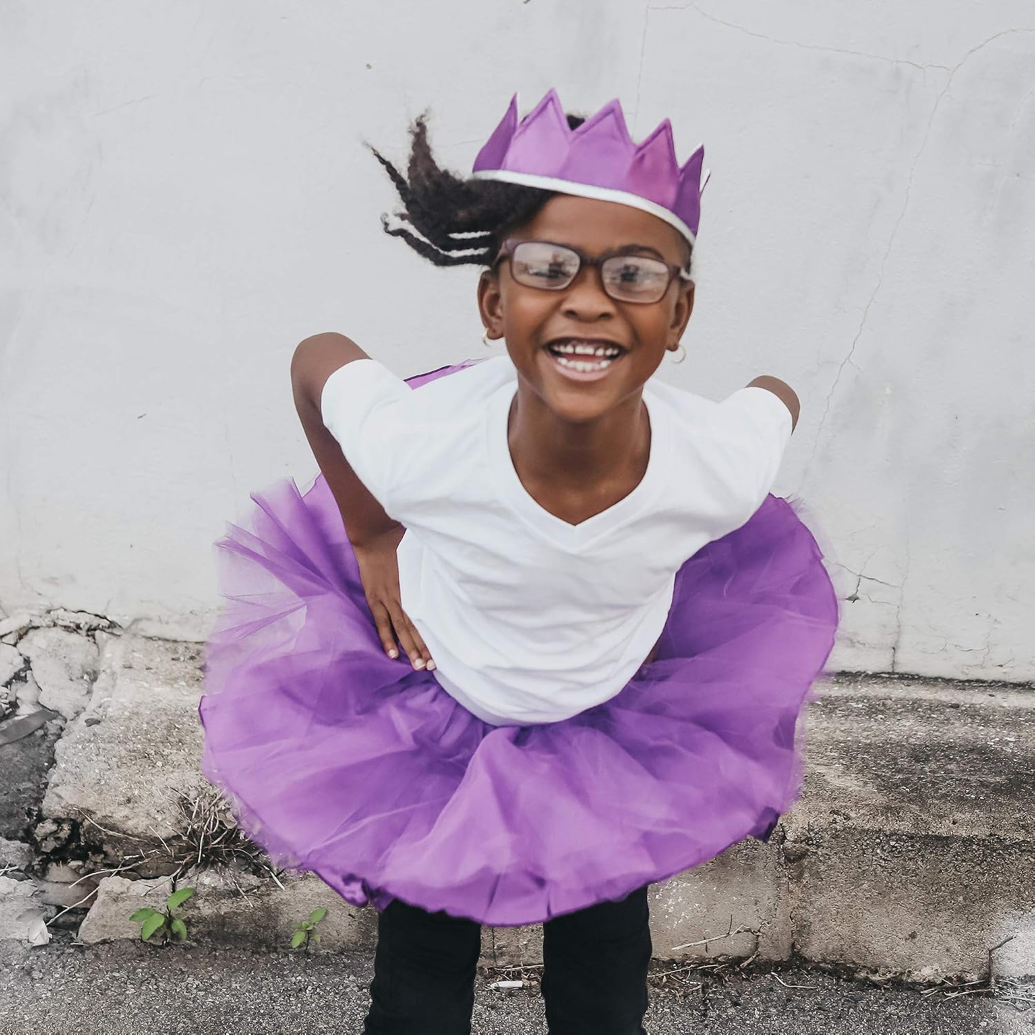 Everfan Royal Princess Tutu, Ballerina Dance Tutu, Runner Skirt, Race Tutu - Kids